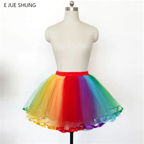 rainbow underskirt|rainbow petticoat skirt.